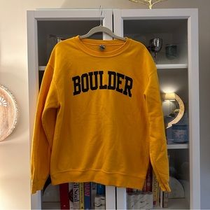 CU Boulder Sweatshirt size M